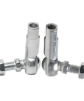 Beefy M8 By 1.25mm Rod End Bearing Set With 8mm Bore, Ball Joint Tie Rod Ends For Steering On ATV Go Kart Mini Bike Drift Trike And Industrial Machinery, Left And Right Hand Threads, paired steel rod ends with nuts