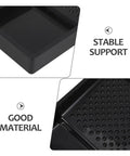 Grab This Killer 4 Inch Mini Paint Roller Kit With Tray For Flawless Furniture And Door Touch Ups Designed For Easy Home Reno Projects And Quick Fixes To Tackle Tight Corners With No Sweat - close-up of sturdy black paint tray with textured surface.