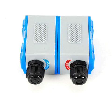 Digital Wall Mounted Ultrasonic Flow Meter For Water And Liquid, High Precision Flow Measurement With IP67 Protection, dual transducers
