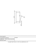 Grade 5 Titanium Dowel Pins 10 Pack 1/8 By 3/8 Inch Polished Alloy Fasteners detailed technical drawing.
