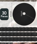 30 Pieces Weed Barrier Rings Non Woven Tree Mulch Protectors Black Thickened Landscape Fabric