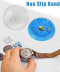 Watchmaker using Pro Grade Watch Movement Dust Cover Tray With Six Slots Plastic Anti Dust Guard Accessory Storage Box
