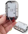 Hand holding Refrigerator LED Light Module Replacement For Specific Models W11205082 And W11683244 With Chrome Bezel