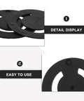 Detail view of 3 Pack Round Rubber Seals for Well Pump Check Valve Weatherproof Replacement Gaskets, showing ease of use