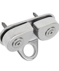 Marine Grade 316 Stainless Steel Cam Cleat for 3 to 15mm Ropes, weatherproof with high load, designed for sailboats and kayaks.