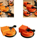 Heavy Duty Floor Fixer Tool With Powerful Vacuum Suction Cup For Seamless Marble Repair Lifters And Adjustable Height Setters close-up images showing tool handle and suction cup