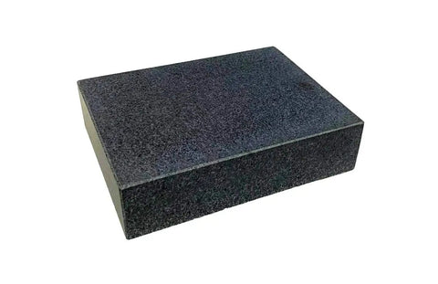 Granite Surface Plate 6 By 8 By 2 Inches Grade B 0 Ledge Precision Ground For Flatness Plus Minus 0.0001 Inch Machining Reference Tool Meets GGG P 463C Certificate Of Inspection Included.
