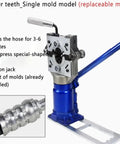 Premium Electric Hydraulic Hose Crimping Machine With Precision Pressure Control For Automotive Repair shown with four teeth mold design.