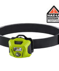 Enduro Pro Hazlo 160 Lumen Multi Function Headlamp with rubber hard hat strap displayed on a white background.