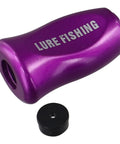 Lightweight Purple Fishing Reel Knob Handle Grip Replacement Parts For Baitcasting Reels And Water Drop Rods Ultimate ABS Upgrades, purple ABS knob