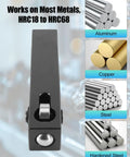 Mini Lathe Burnishing Tool Dishing Out Slick Metal Polish With Tough Bearing Steel Rollers, polished metal examples.