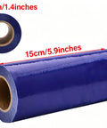 Disposable Shoe Film Refill Roll For Automatic Dispensers Thickened PE Plastic Shoe Covers Non Slip Dustproof Shield, 15cm roll.