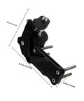 Super Smooth Ride With This Heavy Duty Motorcycle Chain Tensioner Kit Featuring Durable Aluminum Alloy Roller Guide Designed For Safe And Effortless Riding On Your Bike Today, black 6.1 in tensioner