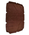 Weatherproof Porch Swing Canopy Cover 69x46.4 Inches, Silver Coated Roof, UV Shield, Replacement Top, Brown Oxford Cloth