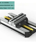 Heavy Duty Self Centering Milling Vise For Cnc And Machine Tables Featuring Rock Solid Grip Easy Jaw Swap, 120x254x80 mm