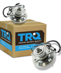 Rear Wheel Bearing And Hub Assembly Set For 2008 2011 Chrysler Town And Country, 2008 2011 Dodge Grand Caravan, And 2009 2011 Volkswagen Routan Two Piece Replacement Kit DIY Ready with two assemblies on box.