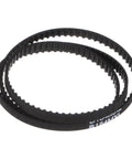 184 Tooth Timing Belt With Closed Loop Pulley Gear Cogged Rubber Drive Belt 14.7 Inch Length 0.125 Inch Wide Fiberglass Cord Reinforced Built Tough For High Strength And Smooth Motion In Small Machinery, coiled black timing belt