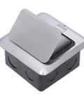 Shop Grade 250V 20A Floor Electrical Outlet With Embedded Pop Up Power Socket And Ip40 Weather Seal showing sleek stainless steel finish and compact design.