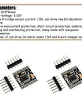 Dual H Bridge DC Motor Driver Module with DRV8833, 1.5A per channel, two DC geared motors driver, PCB design, component layout