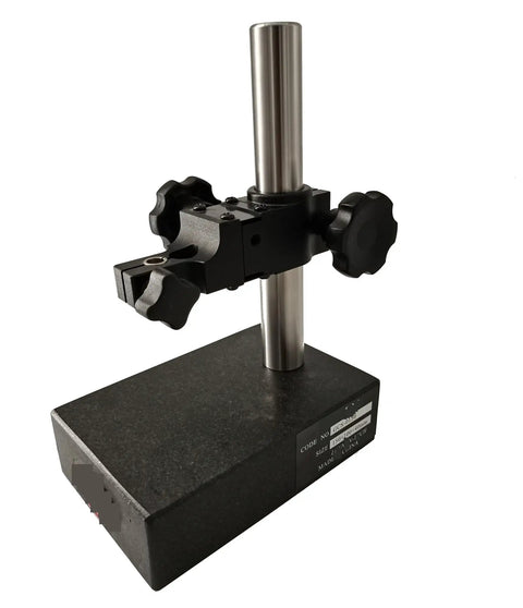 Granite Height Gauge Stand With Dial Gauge Base And Fine Adjustment for Machining in natural granite column, 150 x 100 mm