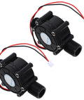 Mini Hydropower Generator Turbine Kit Portable Water Turbine DC Generator shown in black plastic with wiring for projects