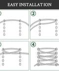 Replacement Shoelaces For On Cloudtilt Shoes Durable Easy Install Laces Set With Quick Tie Design For Secure Fit And All Day Comfort instruction guide