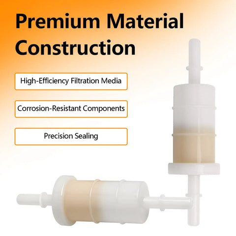 2 Pack 5/16 Inch Inline Fuel Filter For Outboard Motors 879885Q 879885T 879885K 35-879885Q 35-879885T 35-879885K Compatible With 40 To 300 HP Helps Block Impurities And Protect Your Engine