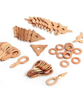 Dent Puller Stud Welder Repair Kit with 86 Piece Ring Set Including Round, Triangular, and OT Style Pulling Rings on display.