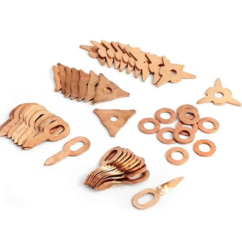 Dent Puller Stud Welder Repair Kit with 86 Piece Ring Set Including Round, Triangular, and OT Style Pulling Rings on display.