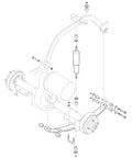 Heavy Duty Golf Cart Rear Leaf Spring Kit With Complete Bushings And Sleeves For Ezgo Txt Gas Electric Carts 1995 2013 detailed diagram of components