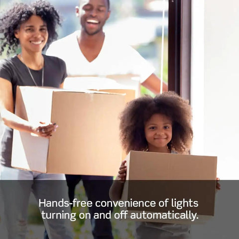 Hands Free Smart Motion Sensing Dimmer Switch 2nd Gen With WiFi, Neutral Wire Required, Works With Alexa, Google Assistant, Apple HomeKit And Siri, 3 Way Ready, Wired Or Wireless, White on wall