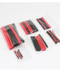 Essential 42-Piece Black And Red Heat Shrink Tubing Kit For Electrical Wiring Projects. Heavy Duty Insulation Sleeves Protect Cables From Moisture And Damage While Making Repairs Super Easy To Finish Fast. black and red tubing packs