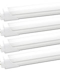 Easy Install T8 T10 T12 LED Tube Light 2-Foot 8W Replacement for 24 Inch Fluorescent Bulbs, 1120 Lumens, Pack of 4