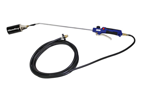 Heavy Duty Propane Torch Kit 340000 BTU With Self Igniting Battery Operated Igniter And 10 Feet Hose Regulator Assembly