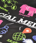 Game Changing Laser Dark No Cut A B Sheets Transfer Paper For Dark Garments 8.5 By 11 Inches White Toner Ready design on black shirt