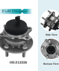 Rear Wheel Bearing And Hub Assembly For Hyundai Santa Fe 2007 To 2020 Veracruz 2007 To 2012 And Kia Sorento 2011 To 2015 5 Lug FWD