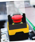 Ten Pack Button Covers For Push Switches Emergency Stop Guards Protective Plastic Covers For Industrial Machinery 16mm Button Holes Easy Install Durable Safety Shield Keeps Your Gear Protected, shown on machinery.