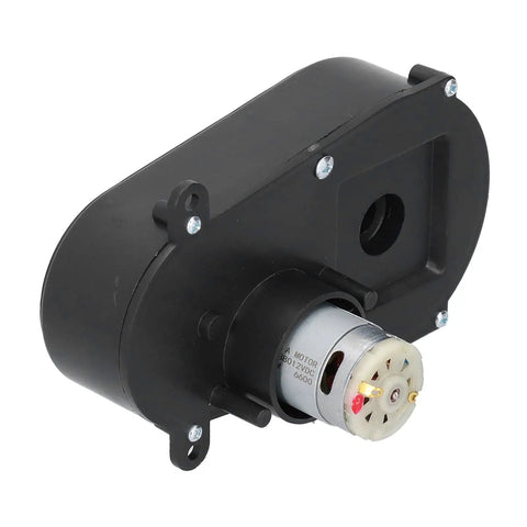 DC 12V Steering Wheel Motor Gearbox For RC Cars And Electric Remote Control Vehicles, 6600 RPM, High Torque Gearbox Type B, side view