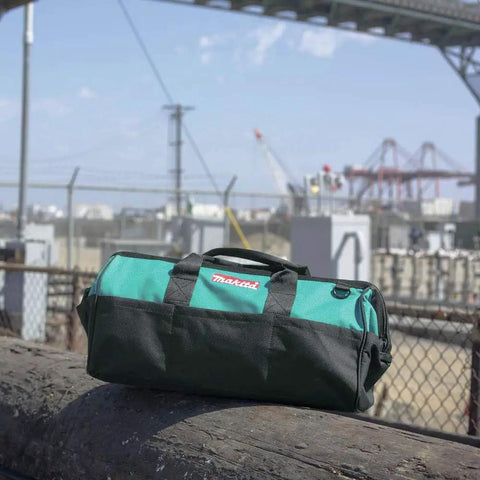 20 Inch Contractor Tool Bag Built For The Job Site With Heavy Duty Zippers Reinforced Handles And Industrial Fabric