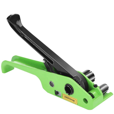 Beefy Heavy Duty Banding Tensioner And Cutter Windlass For One Half To Three Quarter Inch Polypropylene Woven Straps handheld green tool