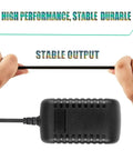 18V AC DC Wall Adapter For Rotary Craft Tools Dead Reliable Replacement Charger viewed being held, showcasing stable output design.