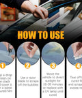 Steps for using Ultimate Windshield Repair Kit For Chips And Cracks 2025 Upgrade With Nano Fluid Filler