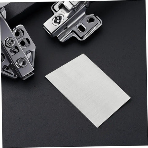 Four Piece Vehicle Bumper Repair Mesh Kit For Quick Easy Car Bumper Fixes Durable Automotive Mesh Screen displayed with hinges