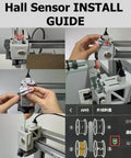 Hall sensor installation guide for 2-In-1 Filament Sensor And Filament Hub Replacement Kit for A1 Mini 3D Printer
