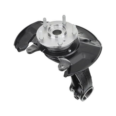 Pair Front Left And Right Steering Knuckle And Wheel Bearing Hub Assembly For 2013-2017 Accord 3.5L Bolt-On Loaded Knuckle With Hub Dust Shield Replacement 698-474 698-475 LK017 LK018, showing a close-up view of the product.