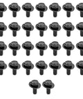 30 Pack M6 Hex Head SEMS Bolts 1.0 X 17mm with 18mm Washer for Oil Pan, Transmission Pan, Replaces OEM 11508930, Fits Toyota, Subaru, Dodge