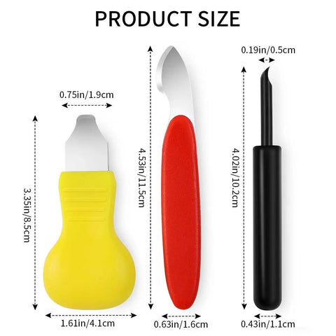 Watch Back Removal Tool Kit For Battery Replacement And Case Opening With Pro Grade Sharp Blade And Comfortable Handle Includes Rag