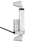 Justech 2-pack linear actuator mounting brackets; galvanized steel, silver finish for 12V actuators.