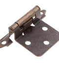 5 Pack Soft Close Inset Hinges For Cabinets And Cupboards, Satin Nickel Finish, Beefy Rust-Resistant Kitchen Wardrobe Door Hardware