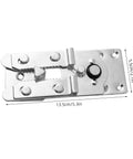 6 Set Heavy Duty Sofa Connectors Interlocking Clips for Indoor Couches, metal alligator lock fasteners with measurements